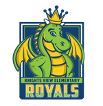 Knights View Elementary Mascot Logo